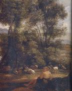 John Constable Landscape with goatherd and goats oil on canvas